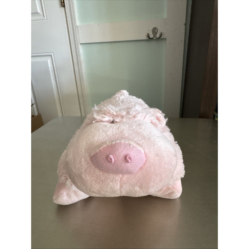 Pillow Pets Pee Wee Pink Wiggly Pig 11" Plush Toy 2010 Stuffed